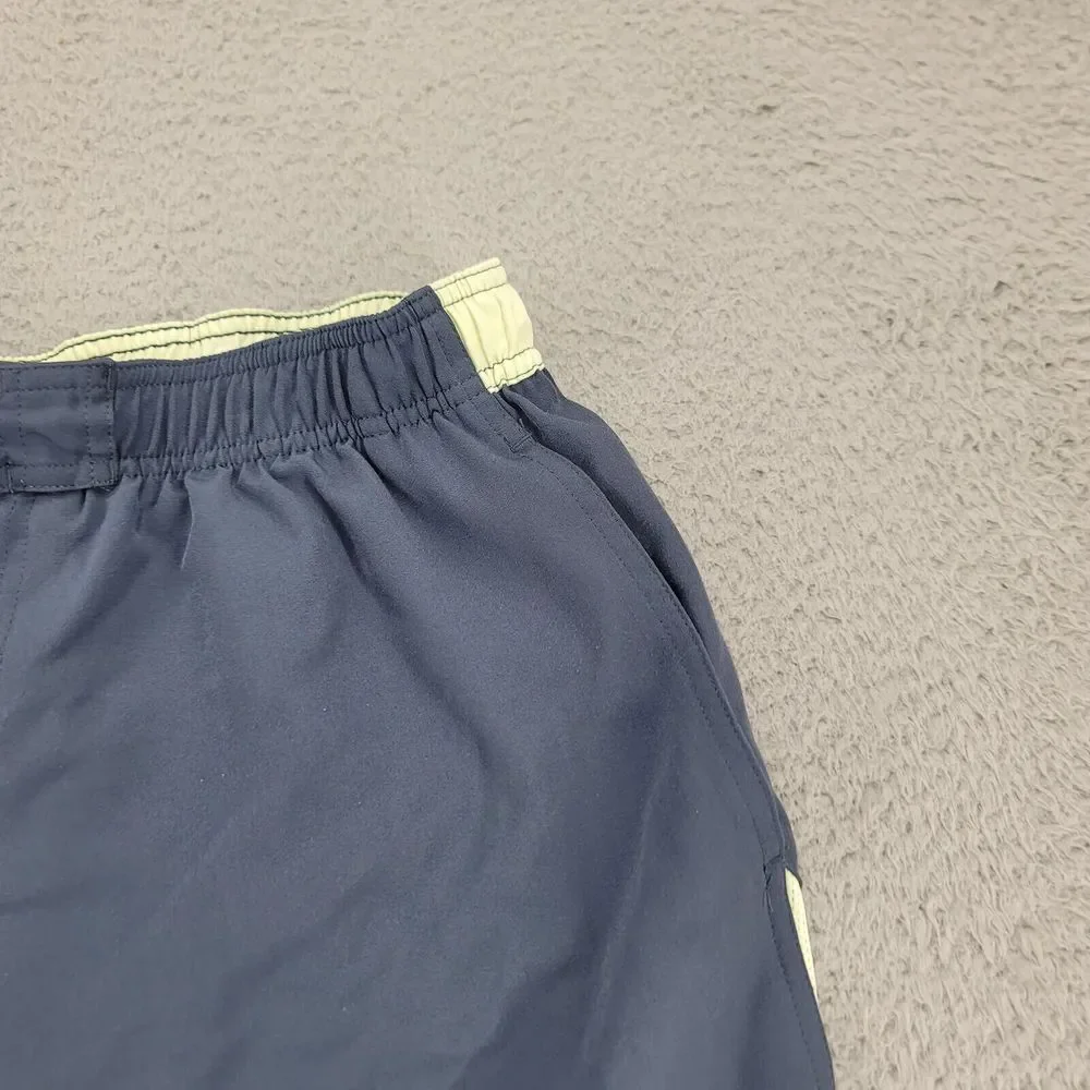 Nike Shorts Mens XXL Blue Swim Ourdoors Drawstring Logo Stretch Swoosh‎ Casual